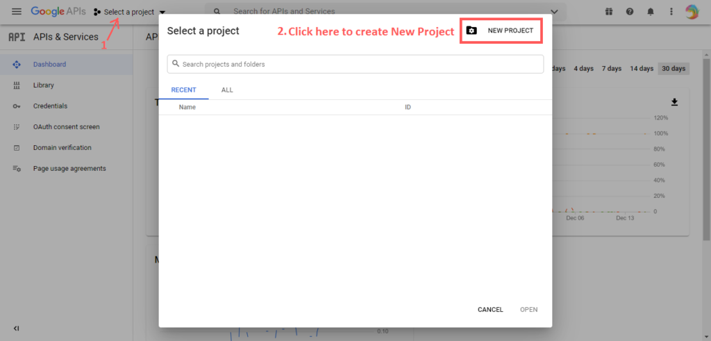 Create New Project