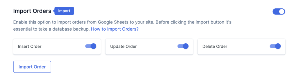Import Order Woocommerce