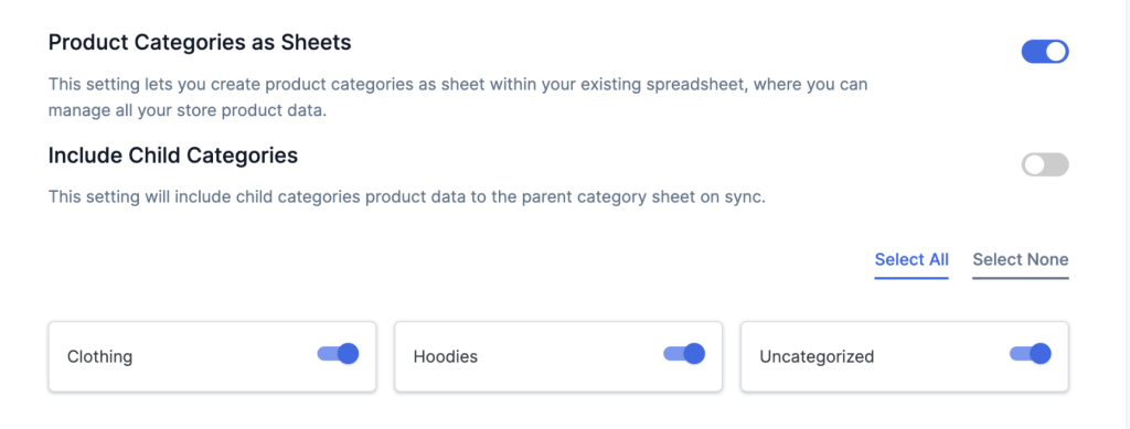 Product Categories Filter