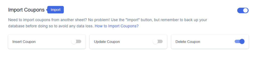 Delete Coupon
