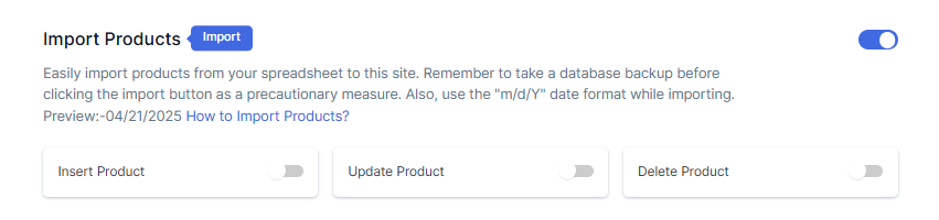 Enabled Products