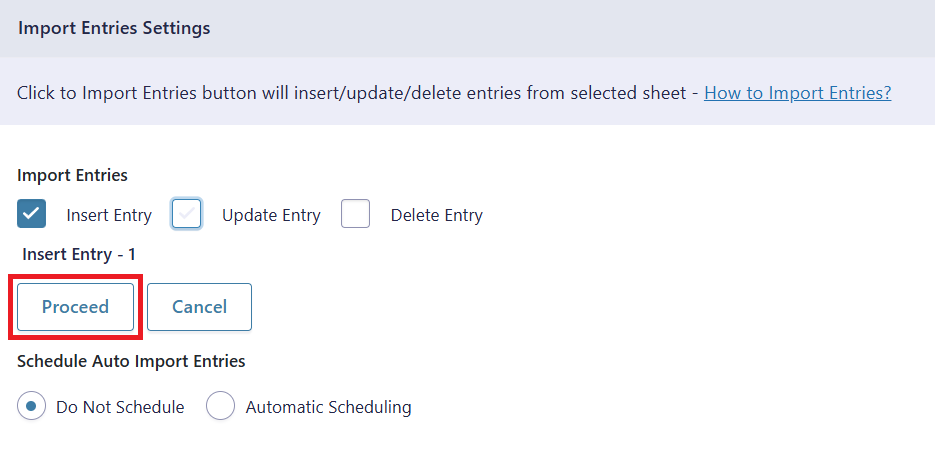 Click Proceed