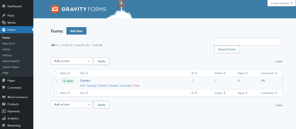 Navigate Form