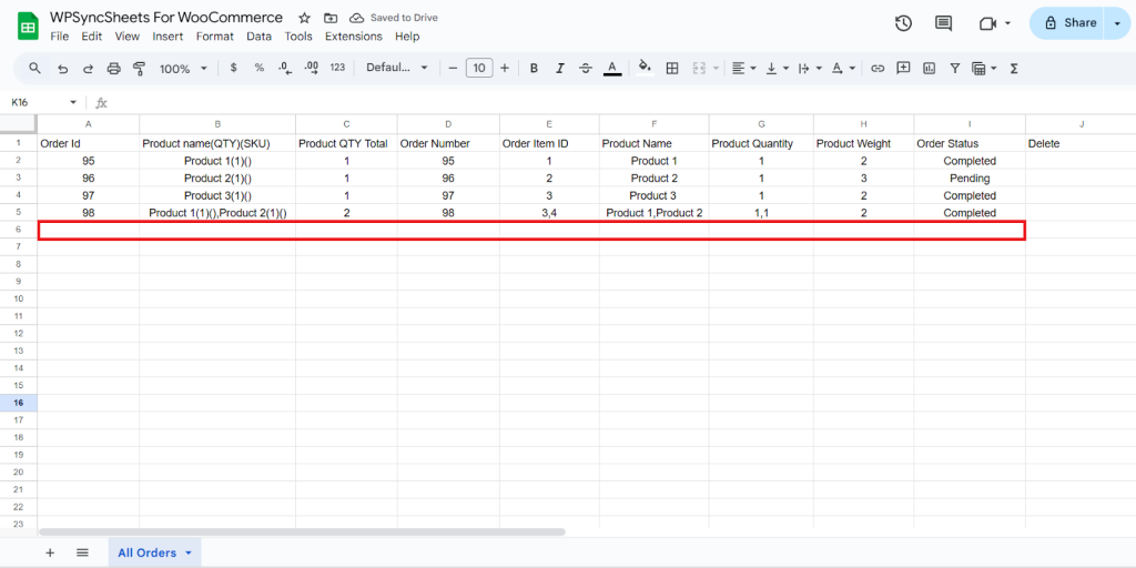 Final Spreadsheet