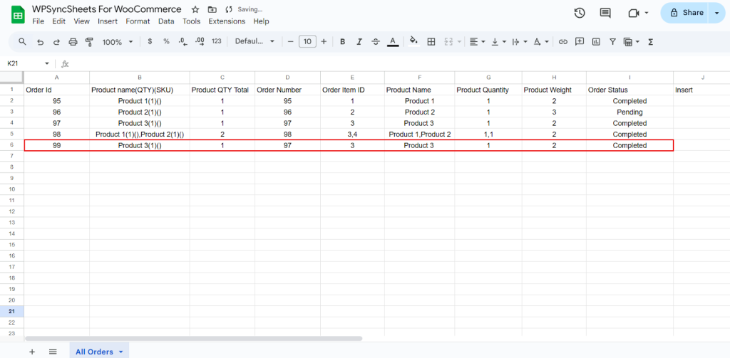 Final Spreadsheet