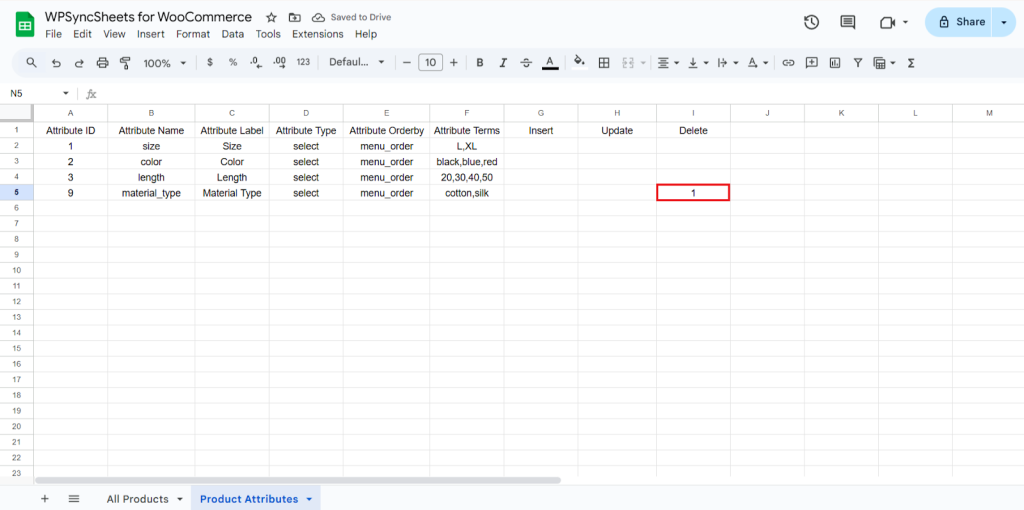 Delete Google Sheet