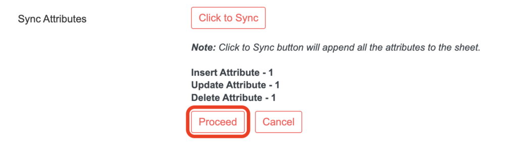 Sync Attributes