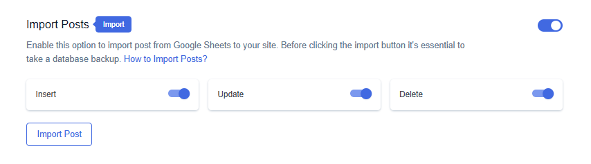 Import Posts