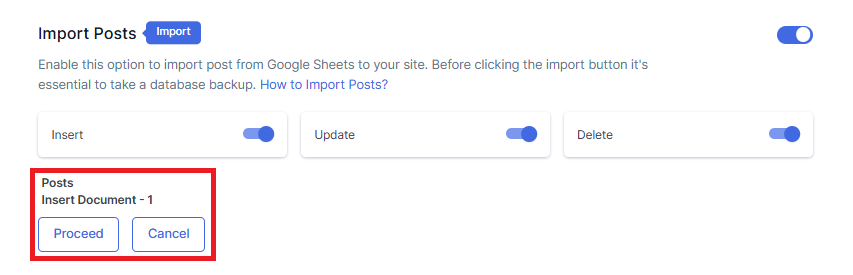 Insert Posts