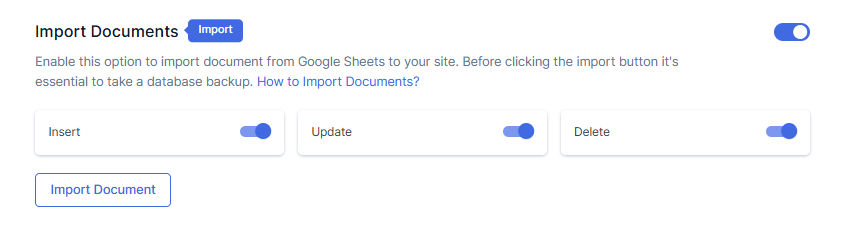 Import Documents