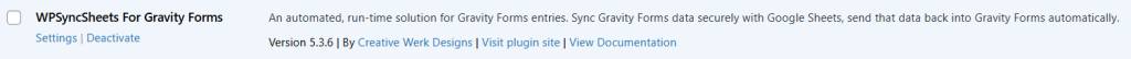 Activate Plugin
