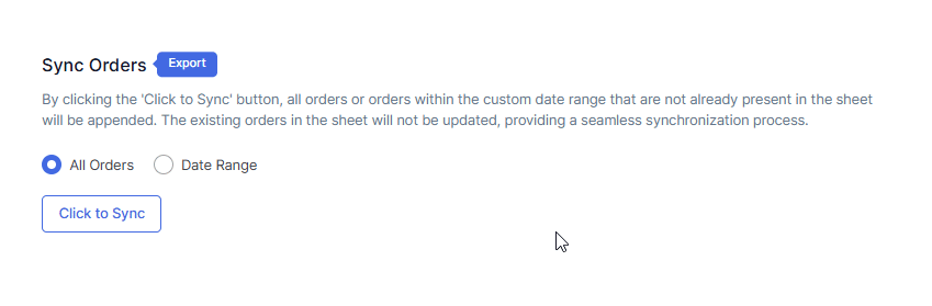 All Order Sync