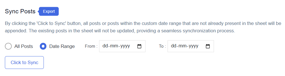 Click to Sync