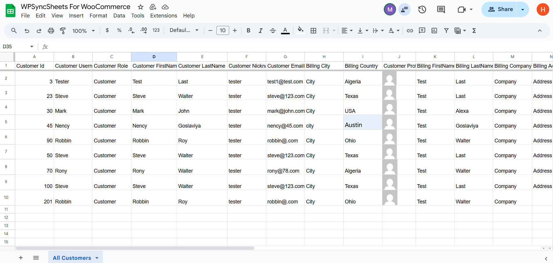 Final Spreadsheet