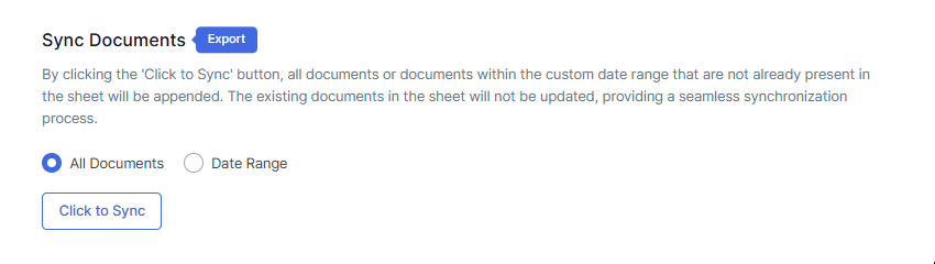 All Documents Click to Sync