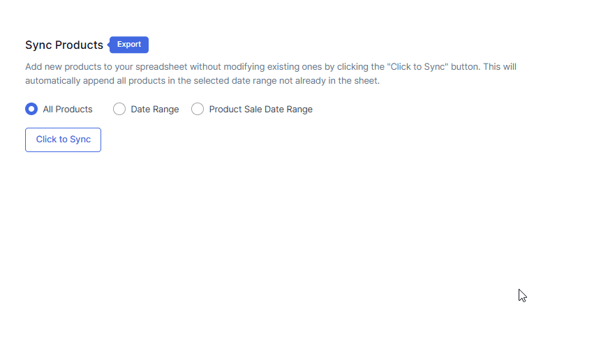 Sync Product
