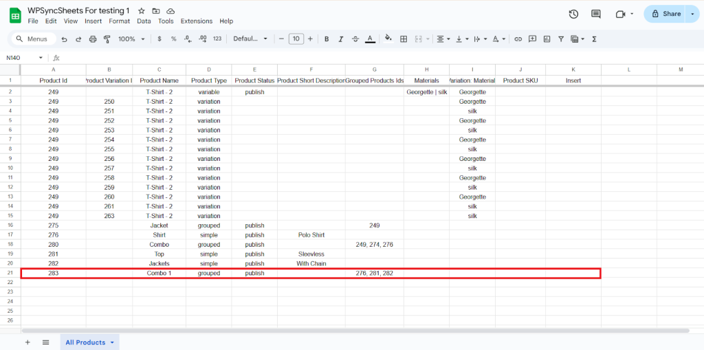 Final Spreadsheet 
