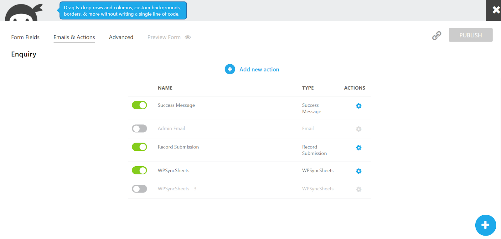 Setting Page