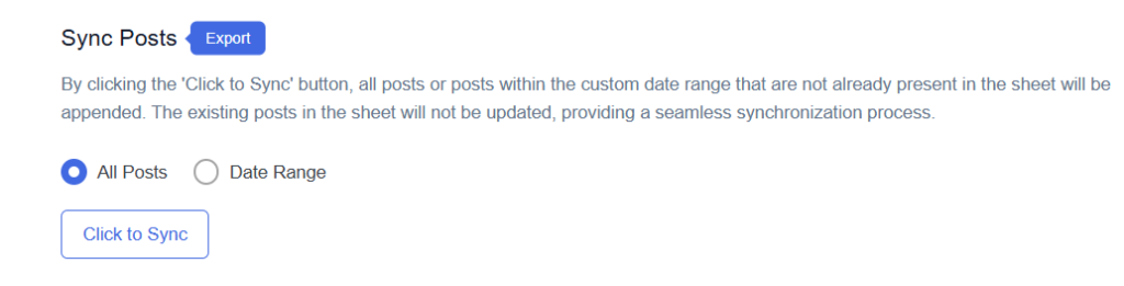 Sync Page
